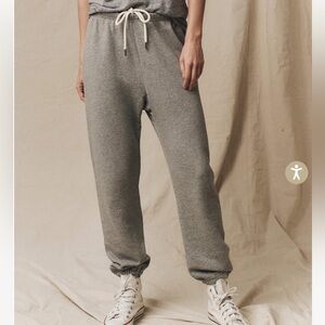 THE GREAT. Stadium Sweatpants in Varsity Grey Size 1 (Small)